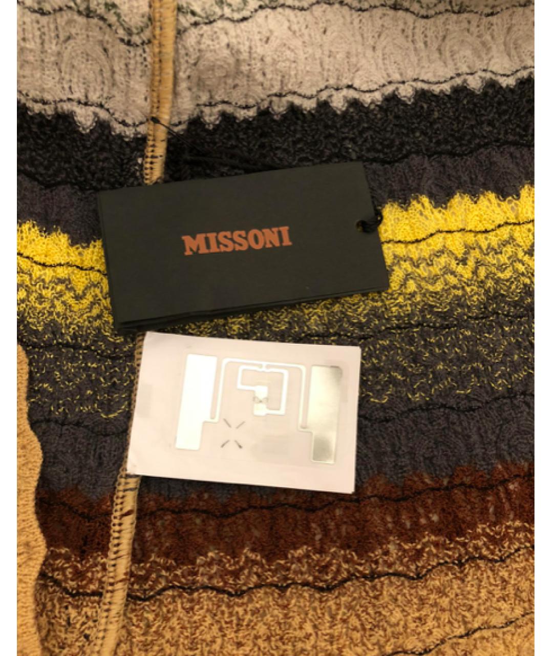 MISSONI Мульти шерстяное повседневное платье, фото 7