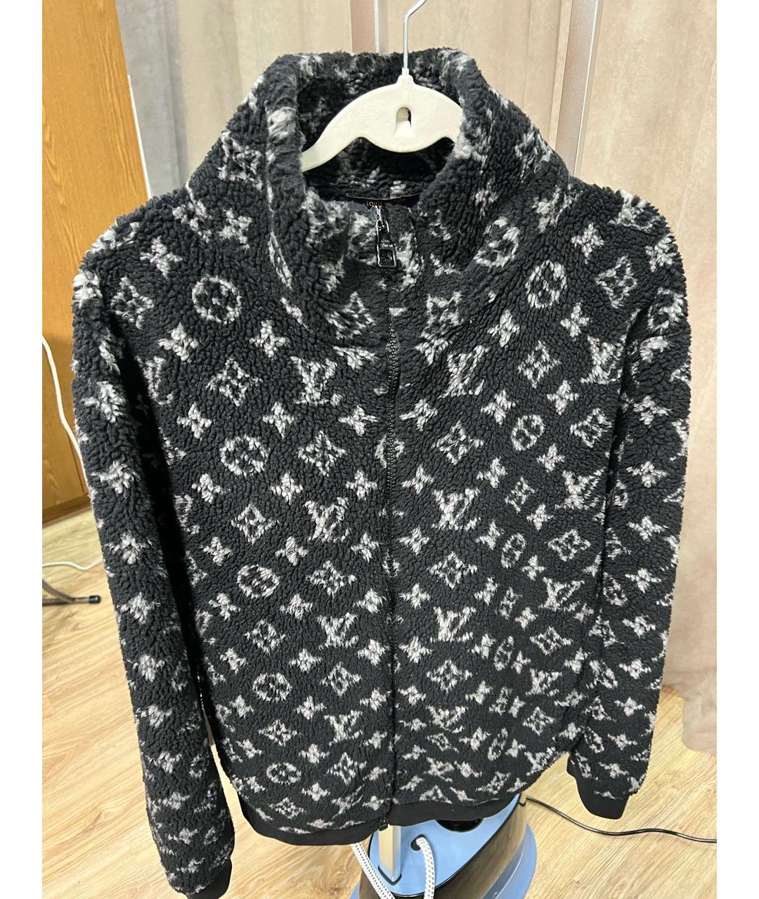 LOUIS VUITTON Черная полиэстеровая куртка, фото 8