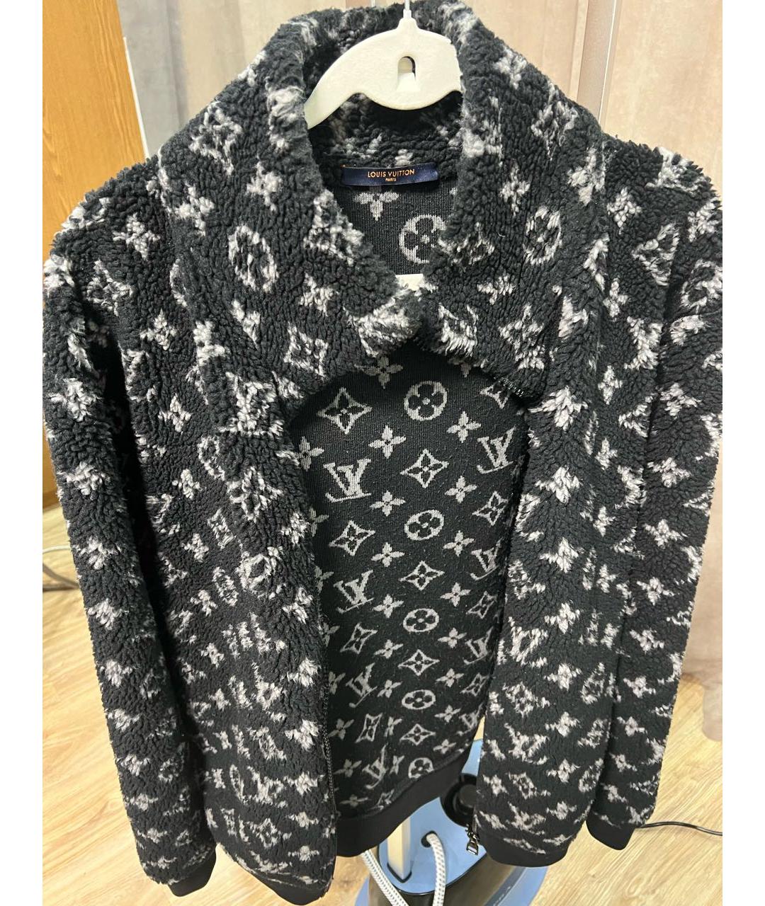 LOUIS VUITTON Черная полиэстеровая куртка, фото 5