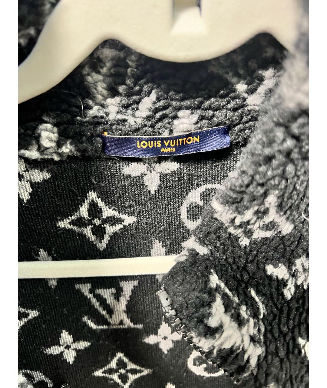 LOUIS VUITTON Черная полиэстеровая куртка, фото 3