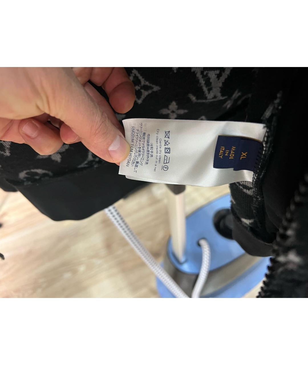 LOUIS VUITTON Черная полиэстеровая куртка, фото 6