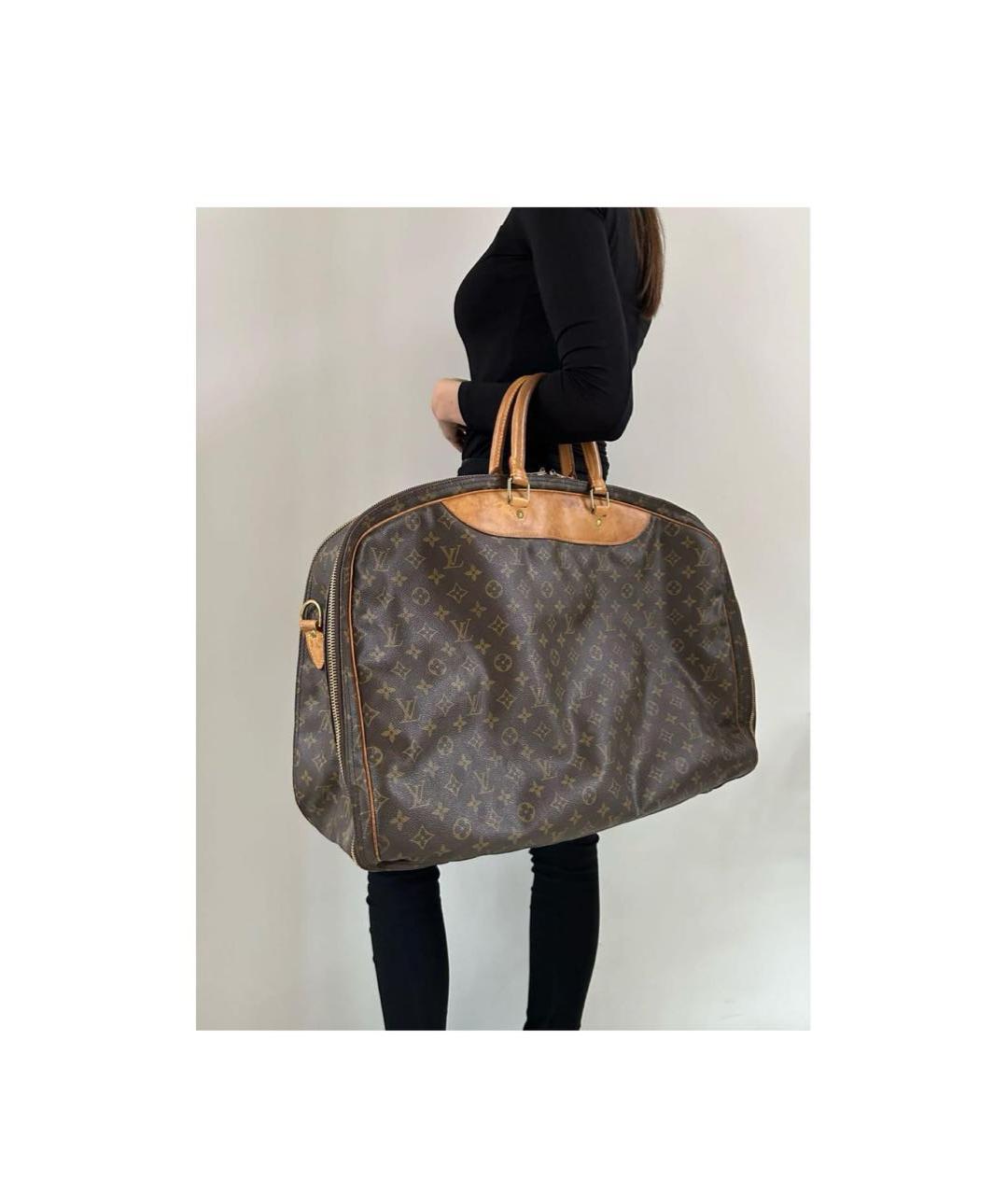 LOUIS VUITTON PRE-OWNED Коричневая дорожная/спортивная сумка, фото 4