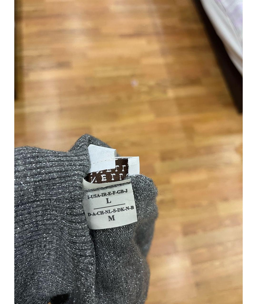 BRUNELLO CUCINELLI Серебряная шерстяная шапка, фото 4