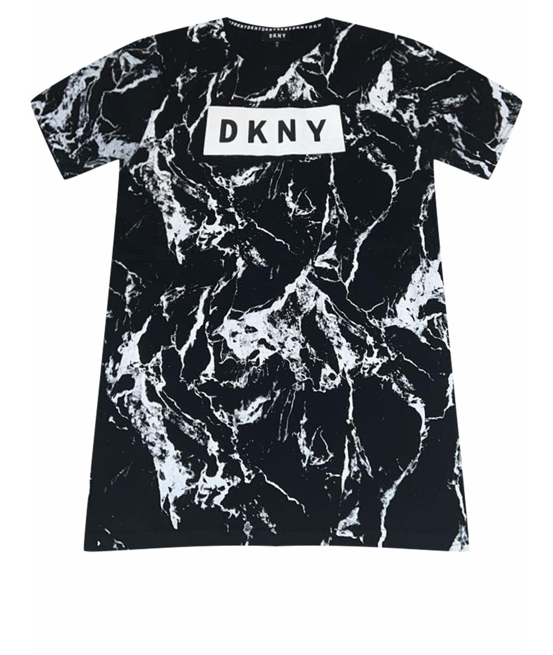 DKNY KIDS Черная хлопковая детская футболка, фото 1