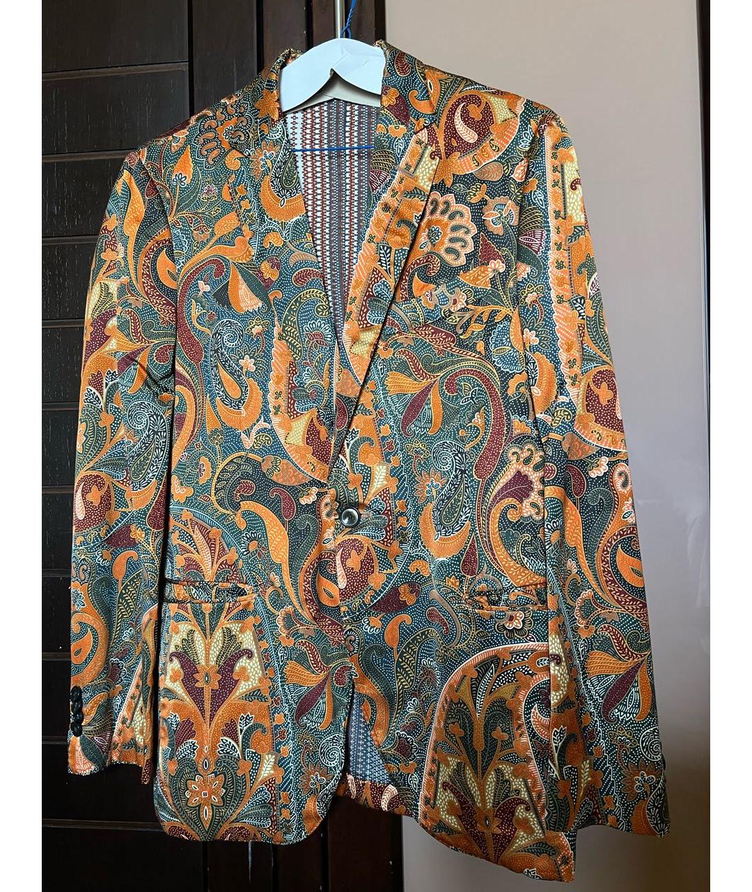 ETRO Мульти шелковый пиджак, фото 9