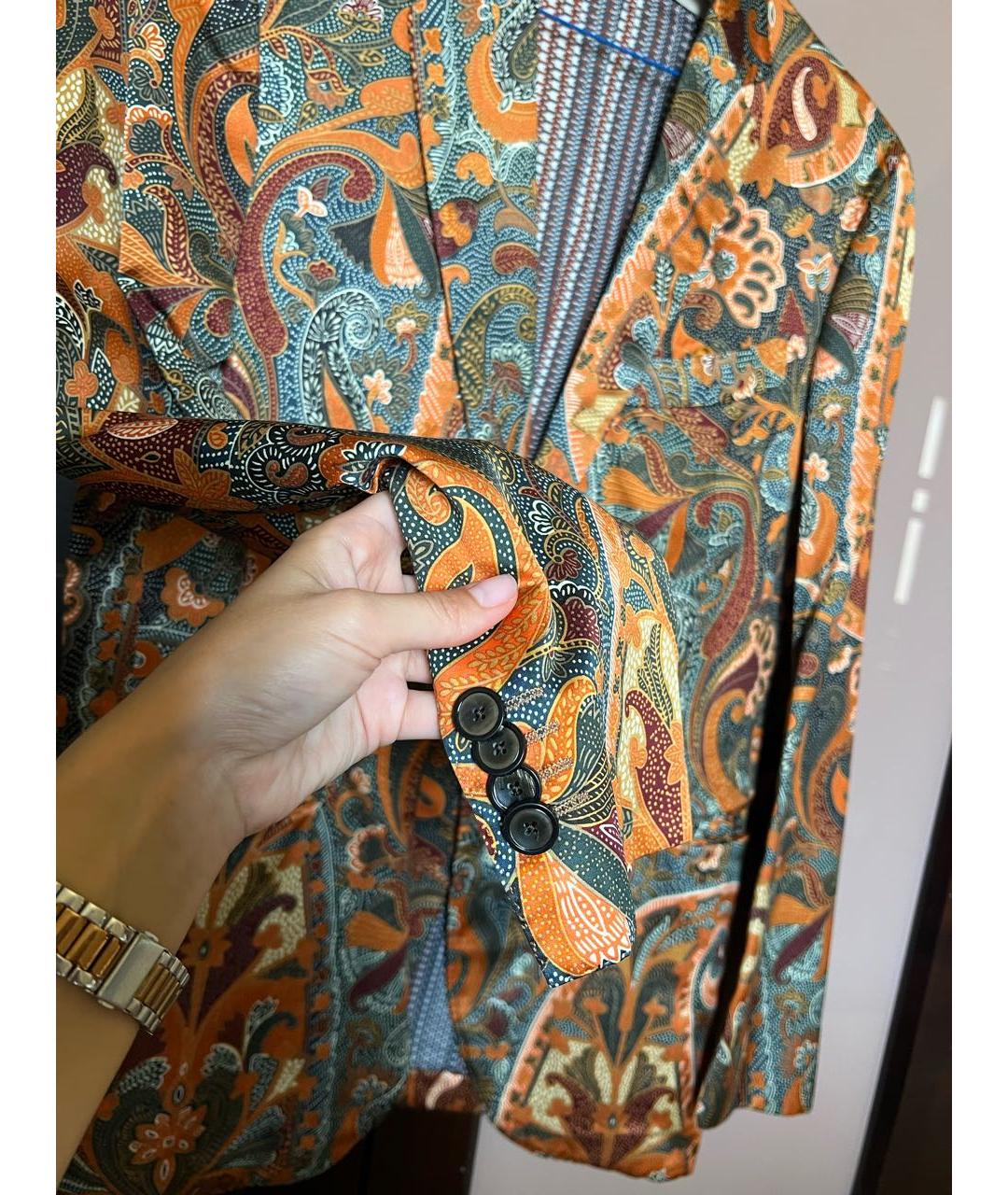 ETRO Мульти шелковый пиджак, фото 7