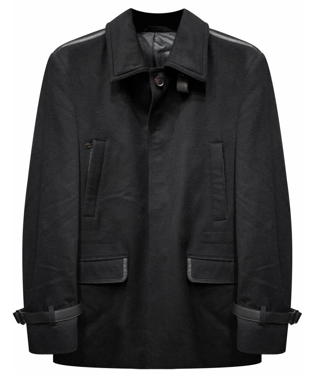 BRIONI Черная шерстяная куртка, фото 1