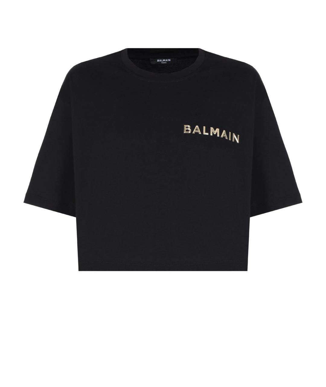 BALMAIN Золотая футболка, фото 1