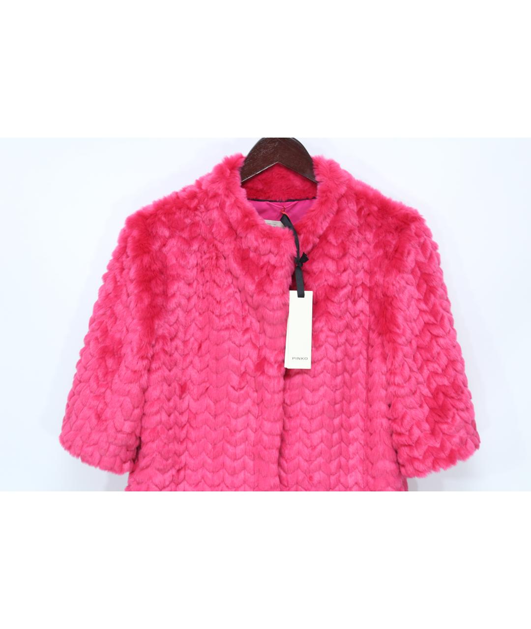 PINKO Розовая полиэстеровая куртка, фото 2