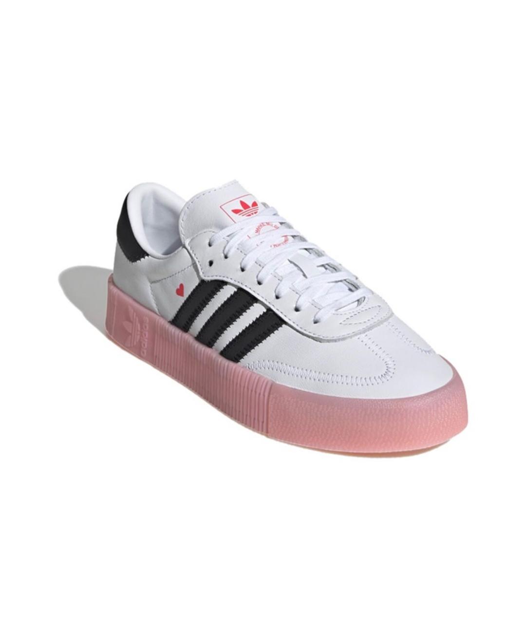 ADIDAS Белые кроссовки из искусственной кожи, фото 3