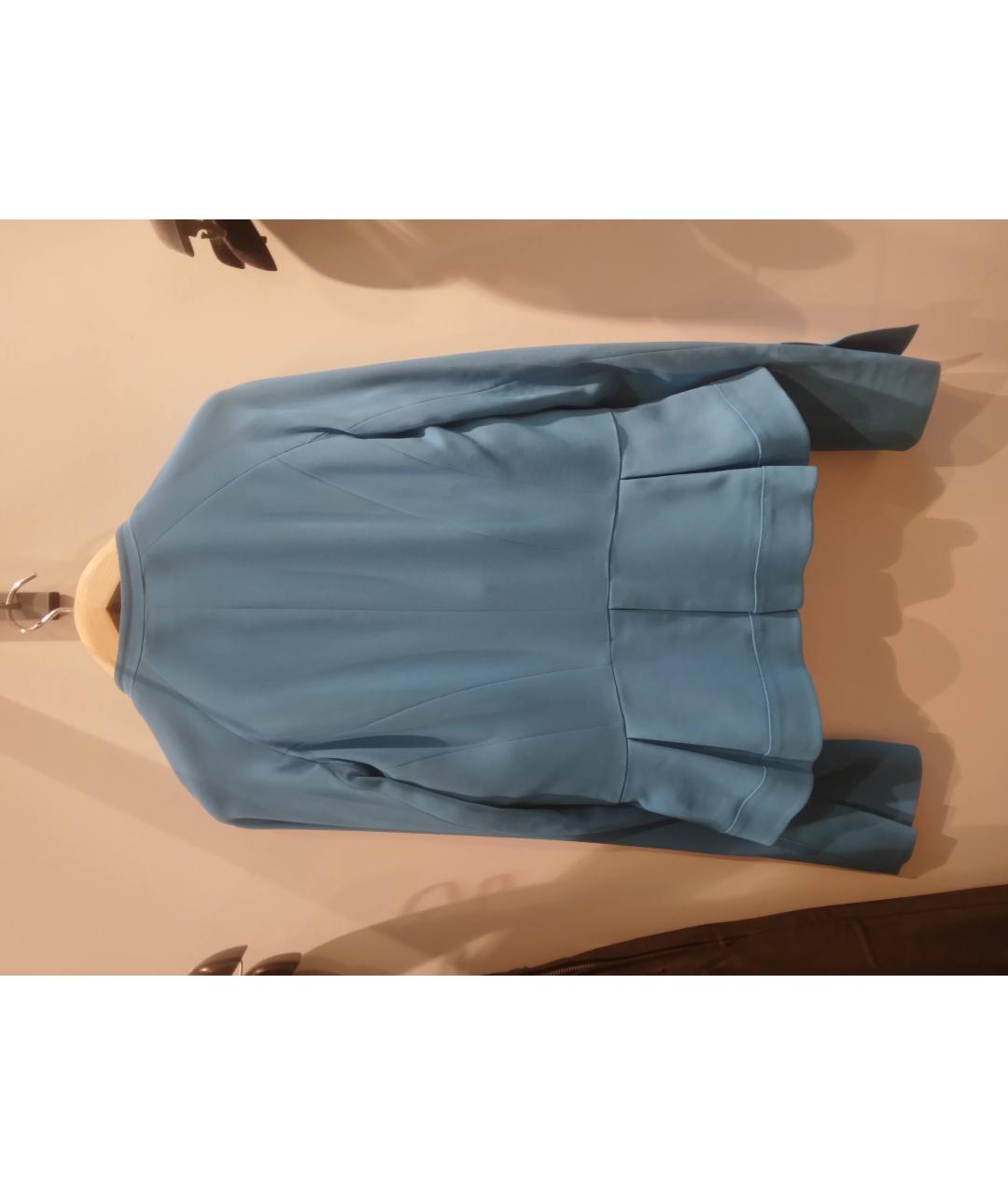 ETRO Голубой вискозный жакет/пиджак, фото 3