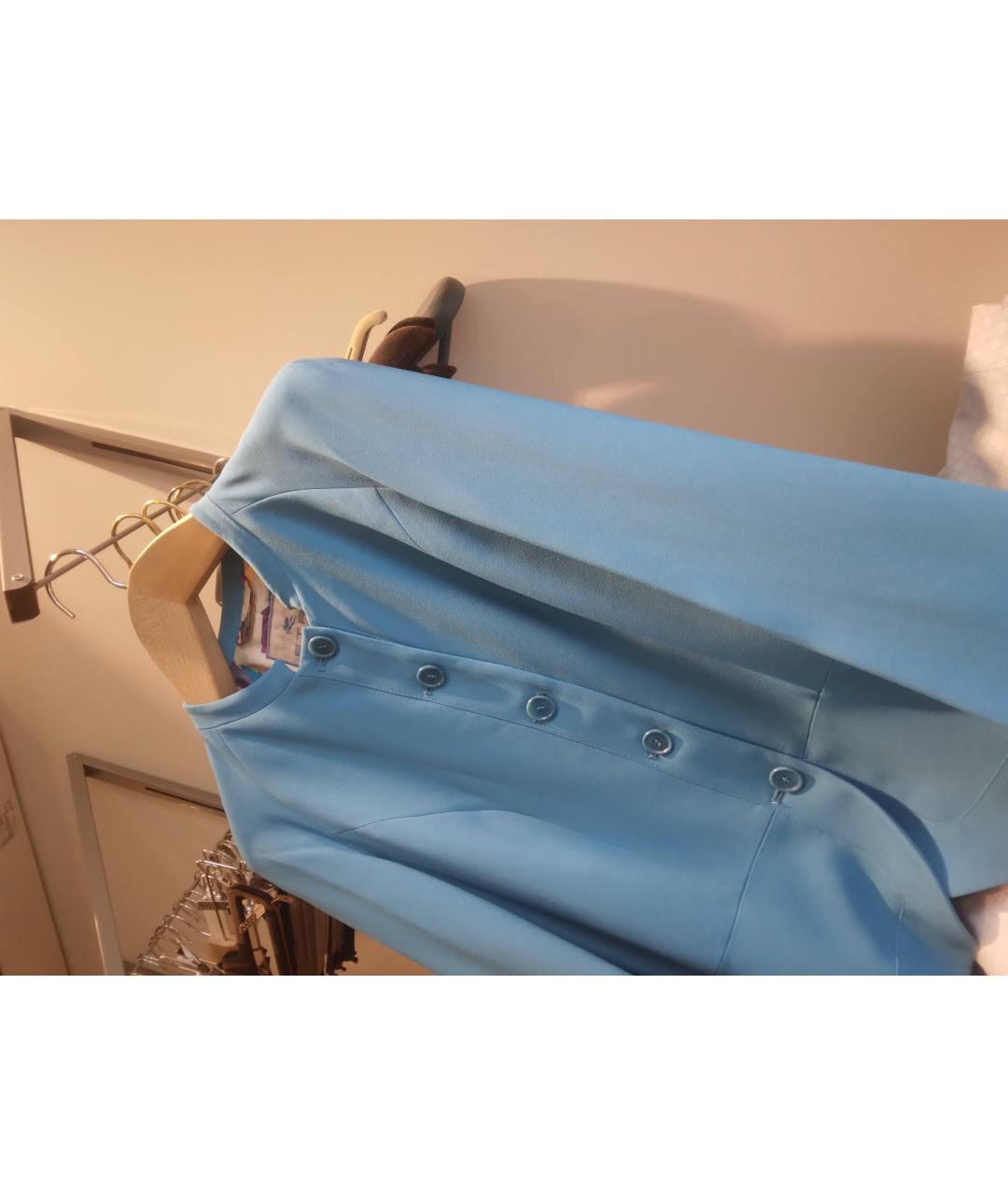 ETRO Голубой вискозный жакет/пиджак, фото 4