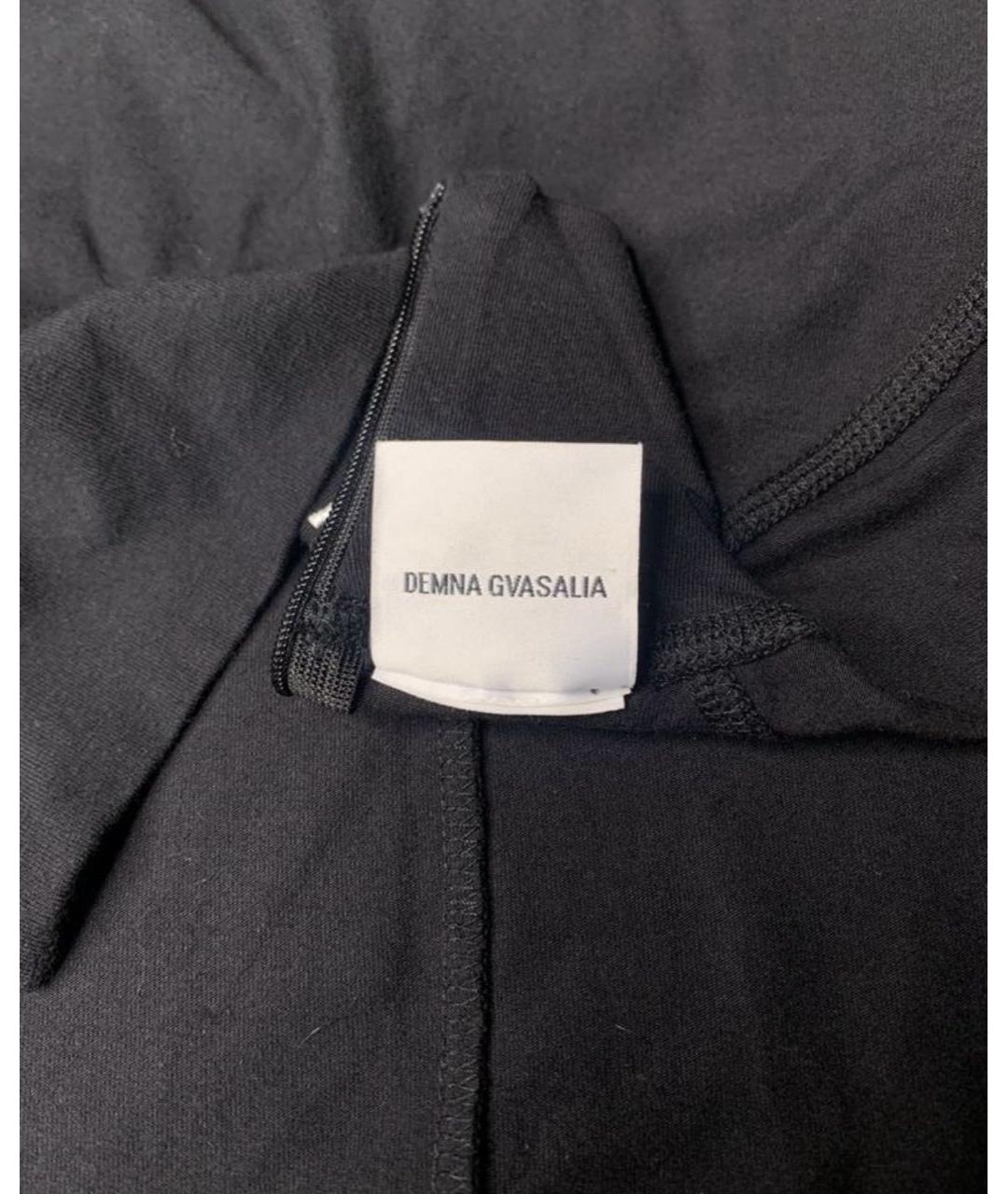 VETEMENTS Черная полиамидовая футболка, фото 6