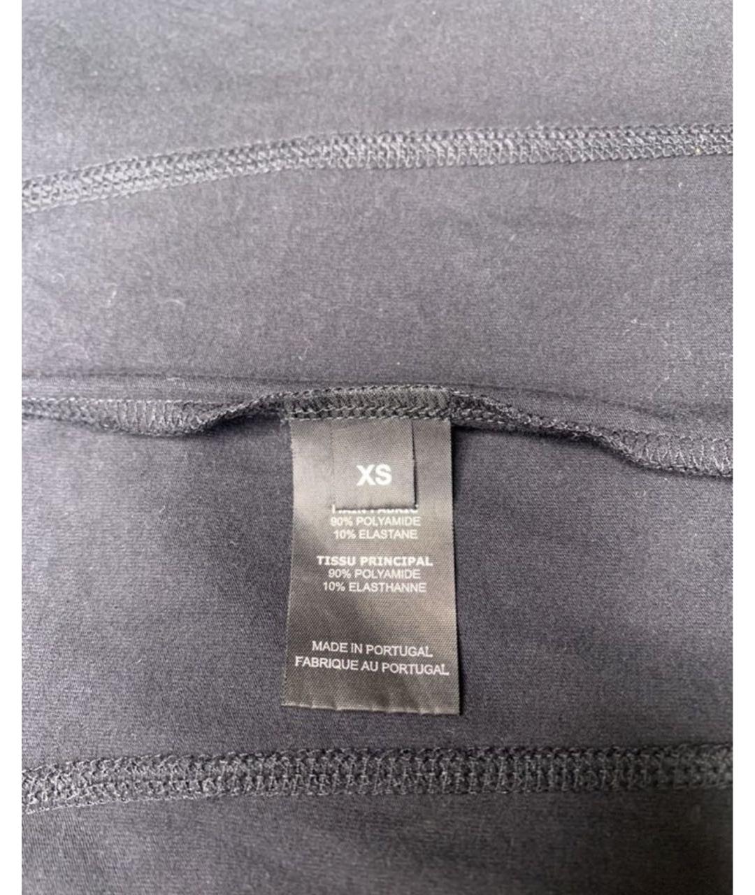VETEMENTS Черная полиамидовая футболка, фото 7