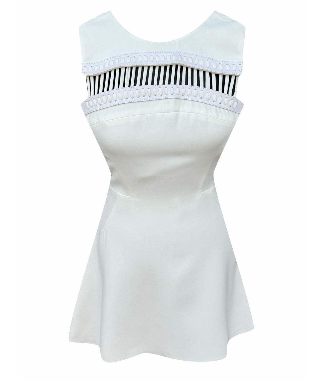 DAVID KOMA Белое полиэстеровое коктейльное платье, фото 1