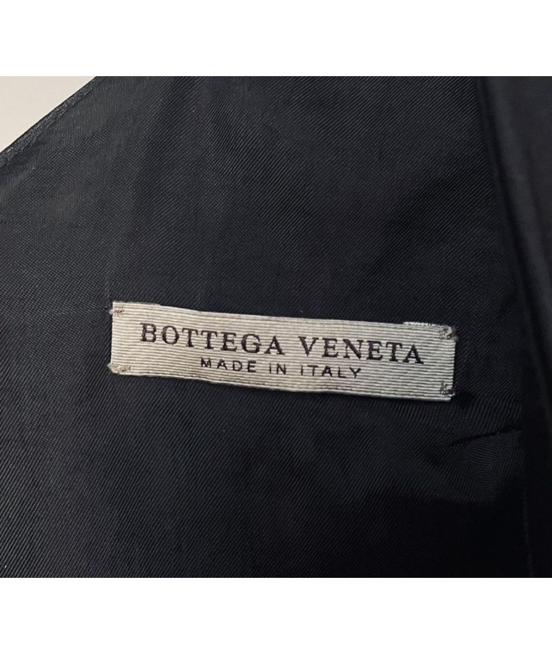 BOTTEGA VENETA Черное шерстяное коктейльное платье, фото 3