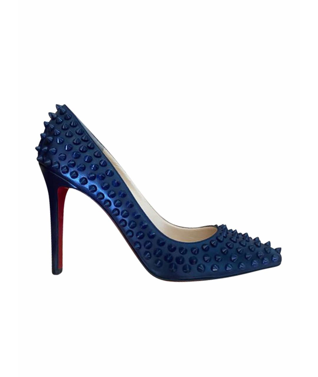 CHRISTIAN LOUBOUTIN Темно-синие туфли, фото 1