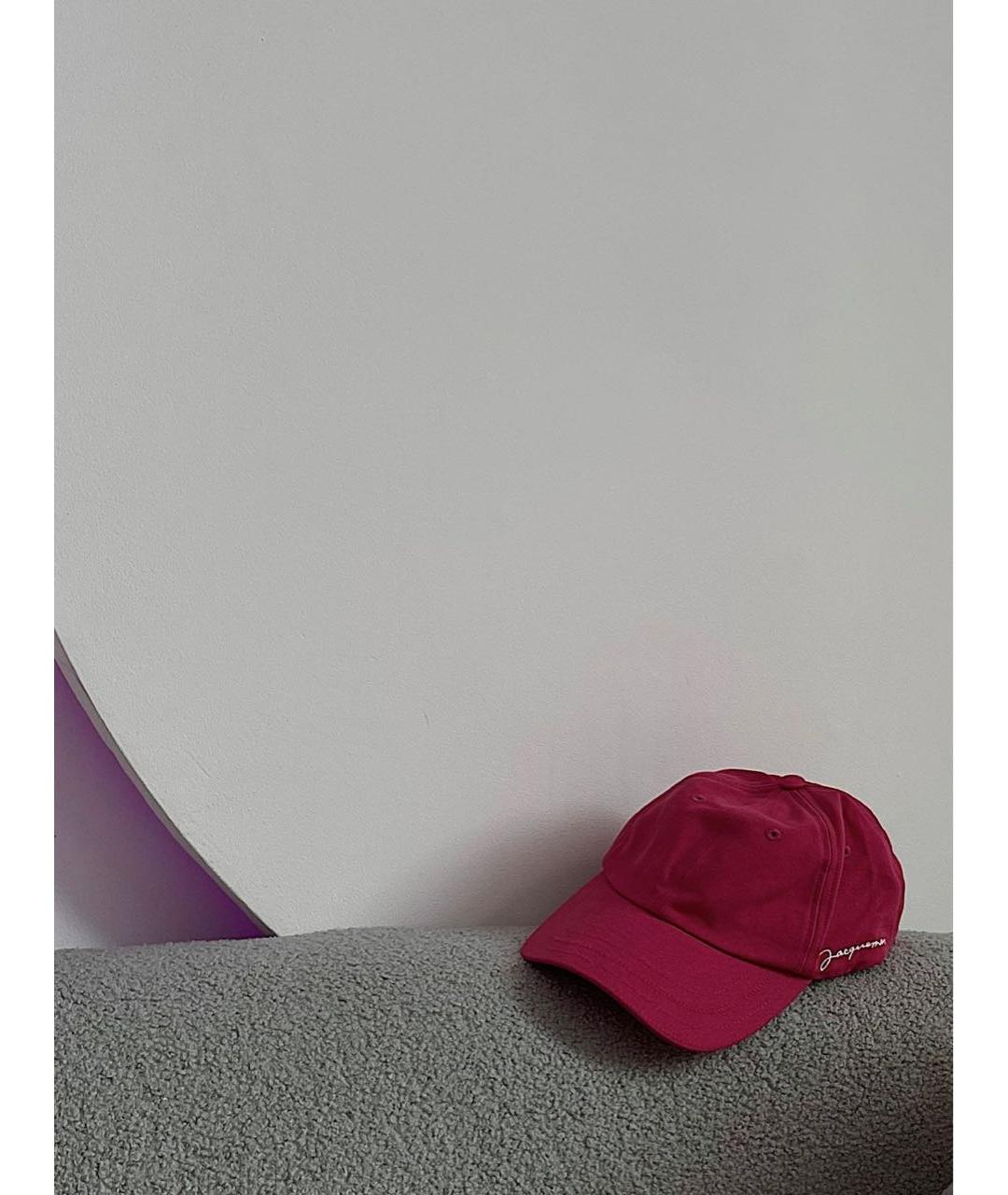 JACQUEMUS Розовая хлопковая кепка, фото 7