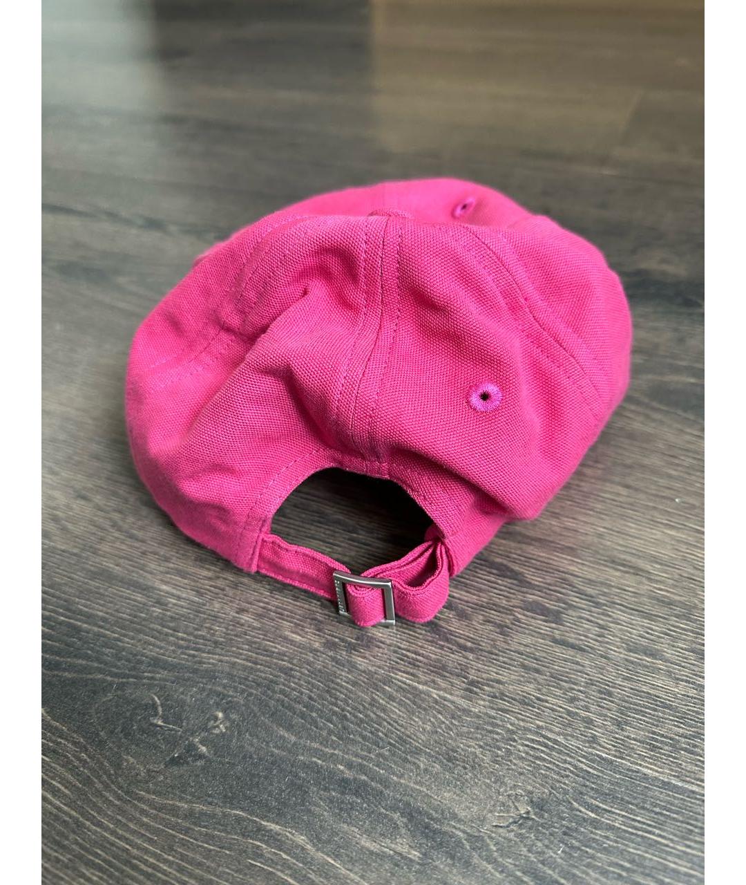 JACQUEMUS Розовая хлопковая кепка, фото 3