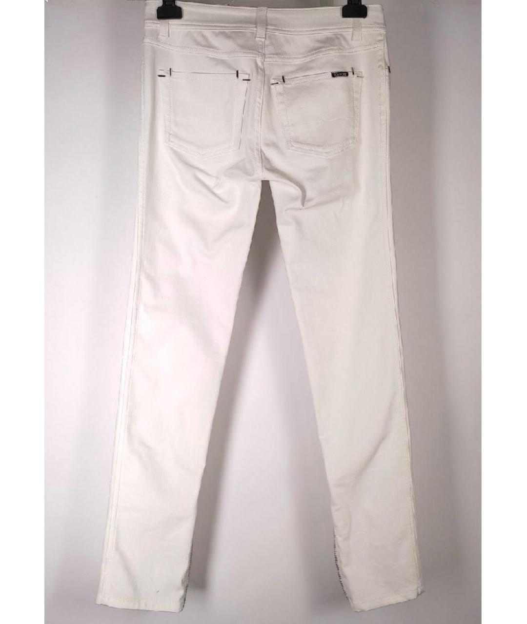 TOM FORD Белые хлопковые прямые джинсы, фото 2