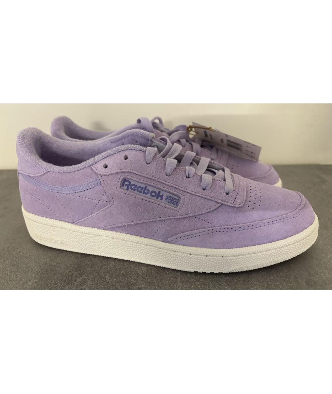 REEBOK Фиолетовые замшевые кроссовки, фото 2