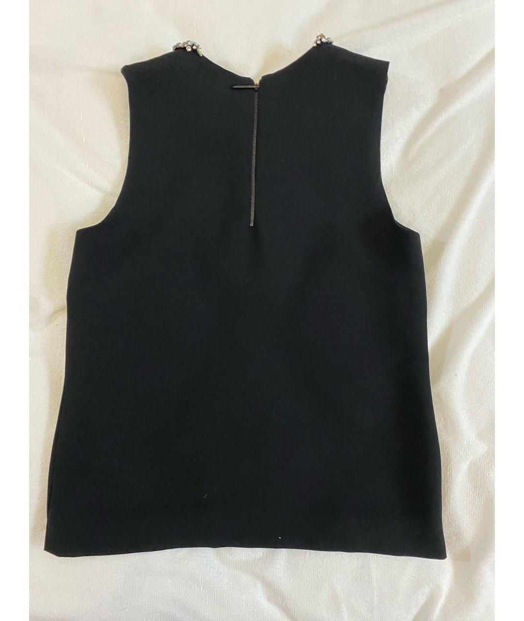 BARBARA BUI Черная полиэстеровая блузы, фото 2