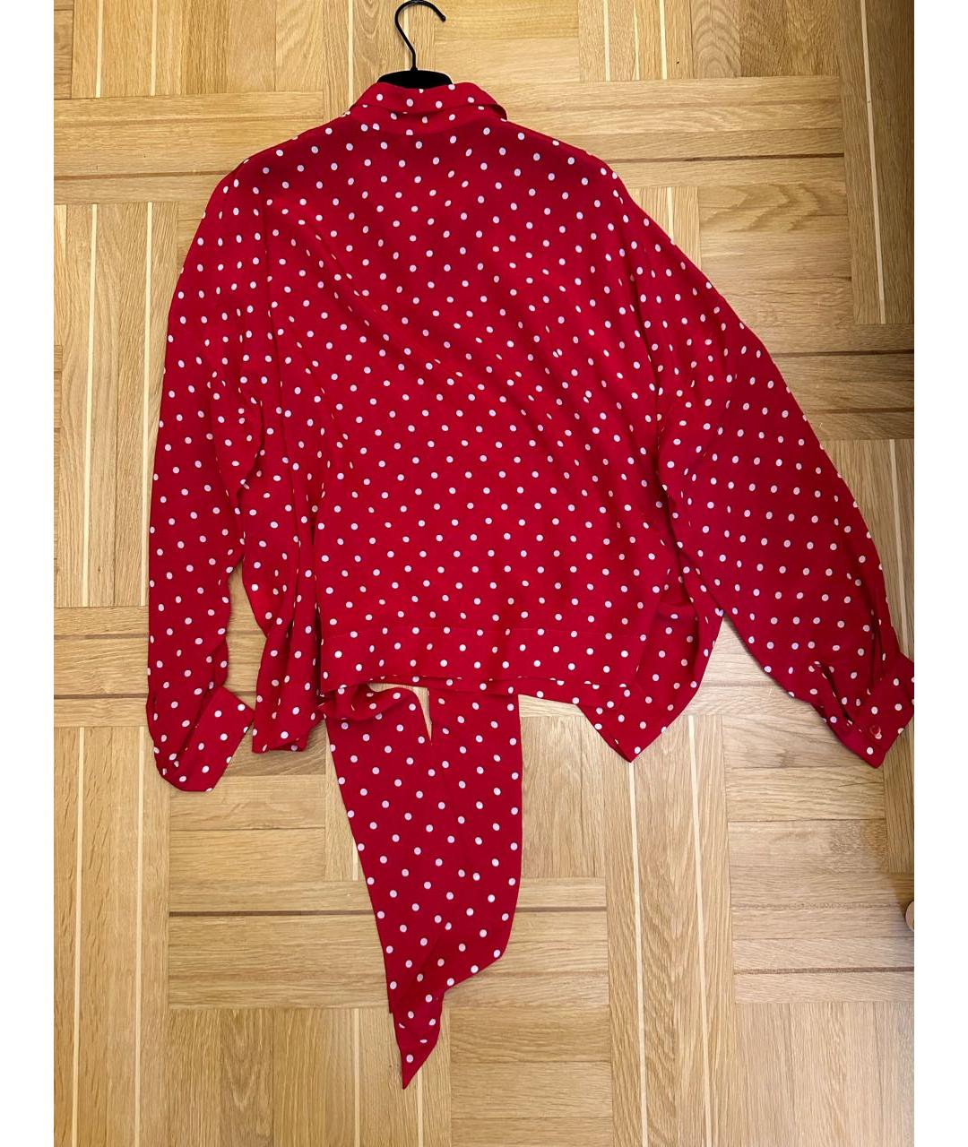 BALENCIAGA Красная блузы, фото 5