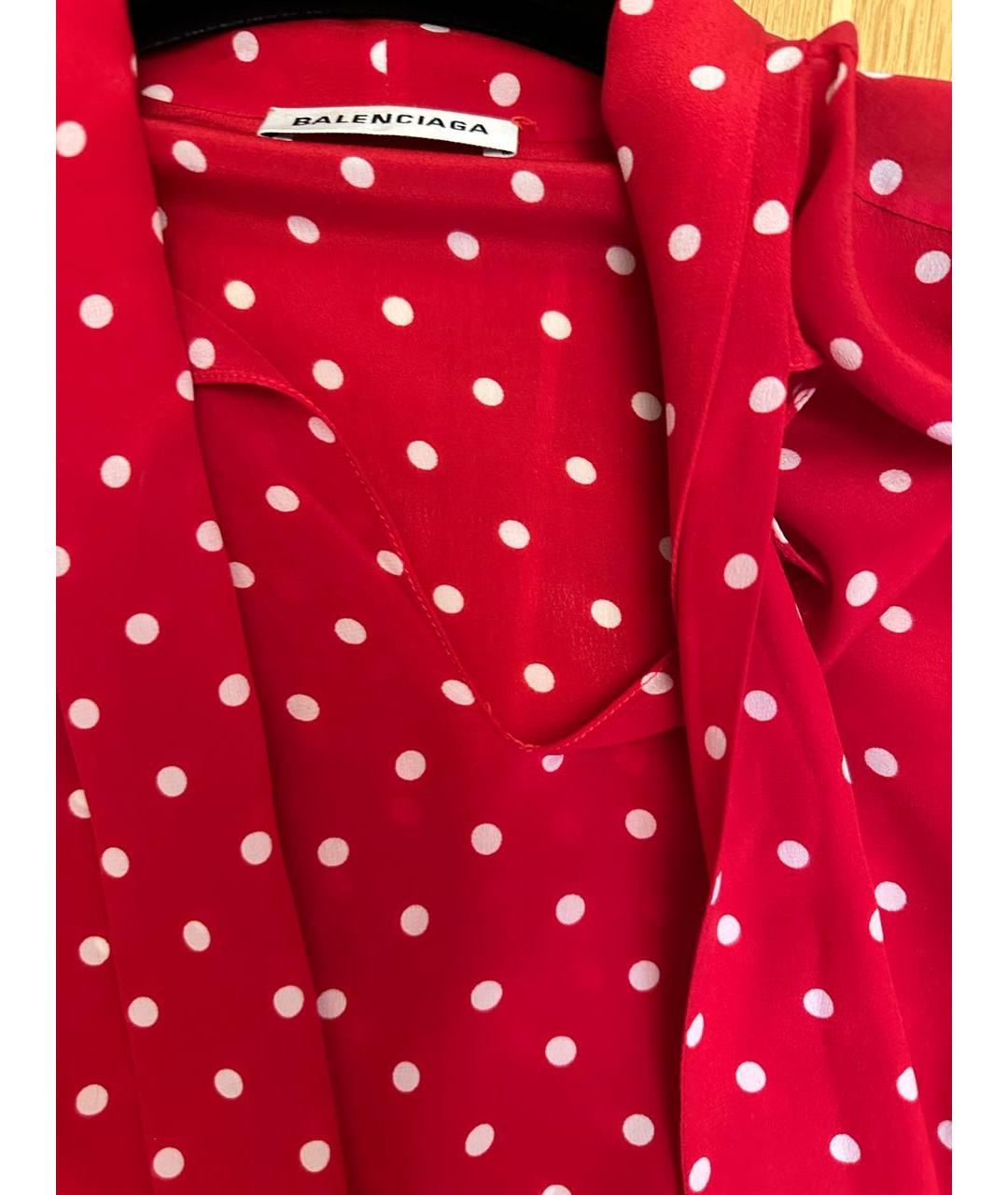 BALENCIAGA Красная блузы, фото 3