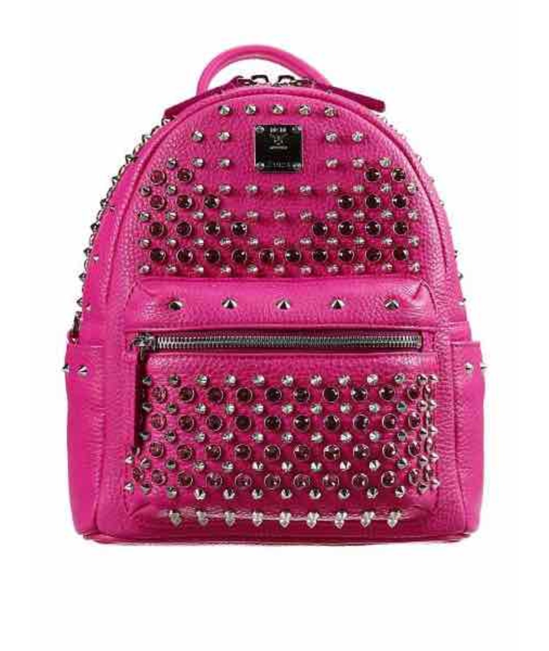 MCM Розовый кожаный рюкзак, фото 5