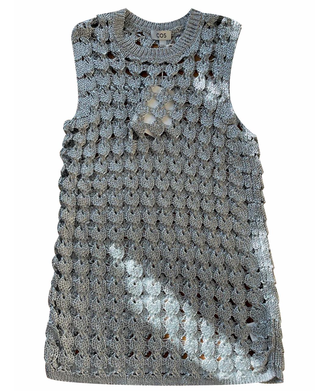 COS Серебряное повседневное платье, фото 1
