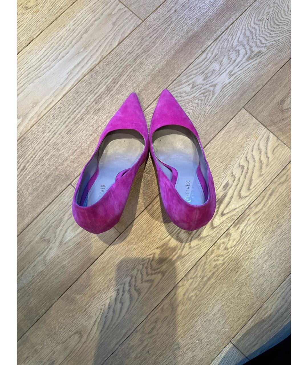 VETIVER Розовые замшевые туфли, фото 3