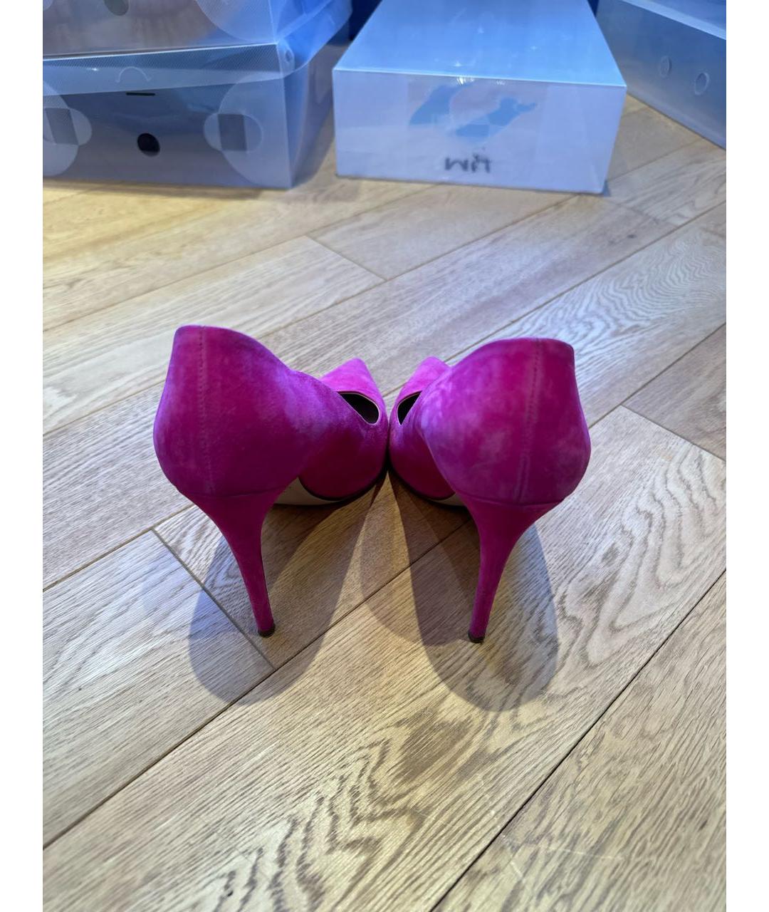 VETIVER Розовые замшевые туфли, фото 4