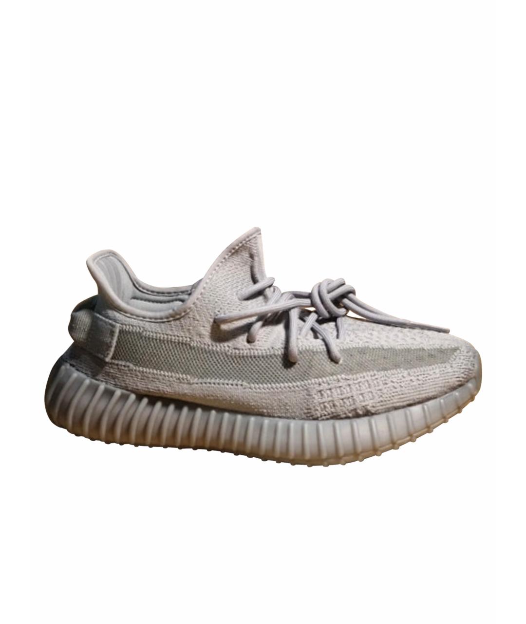 ADIDAS YEEZY Серые низкие кроссовки / кеды, фото 1