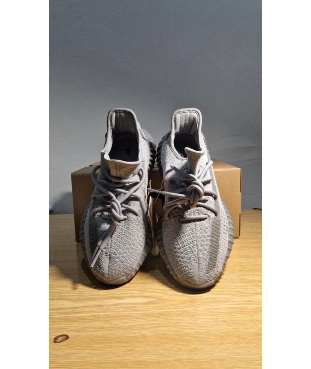 ADIDAS YEEZY Серые низкие кроссовки / кеды, фото 2