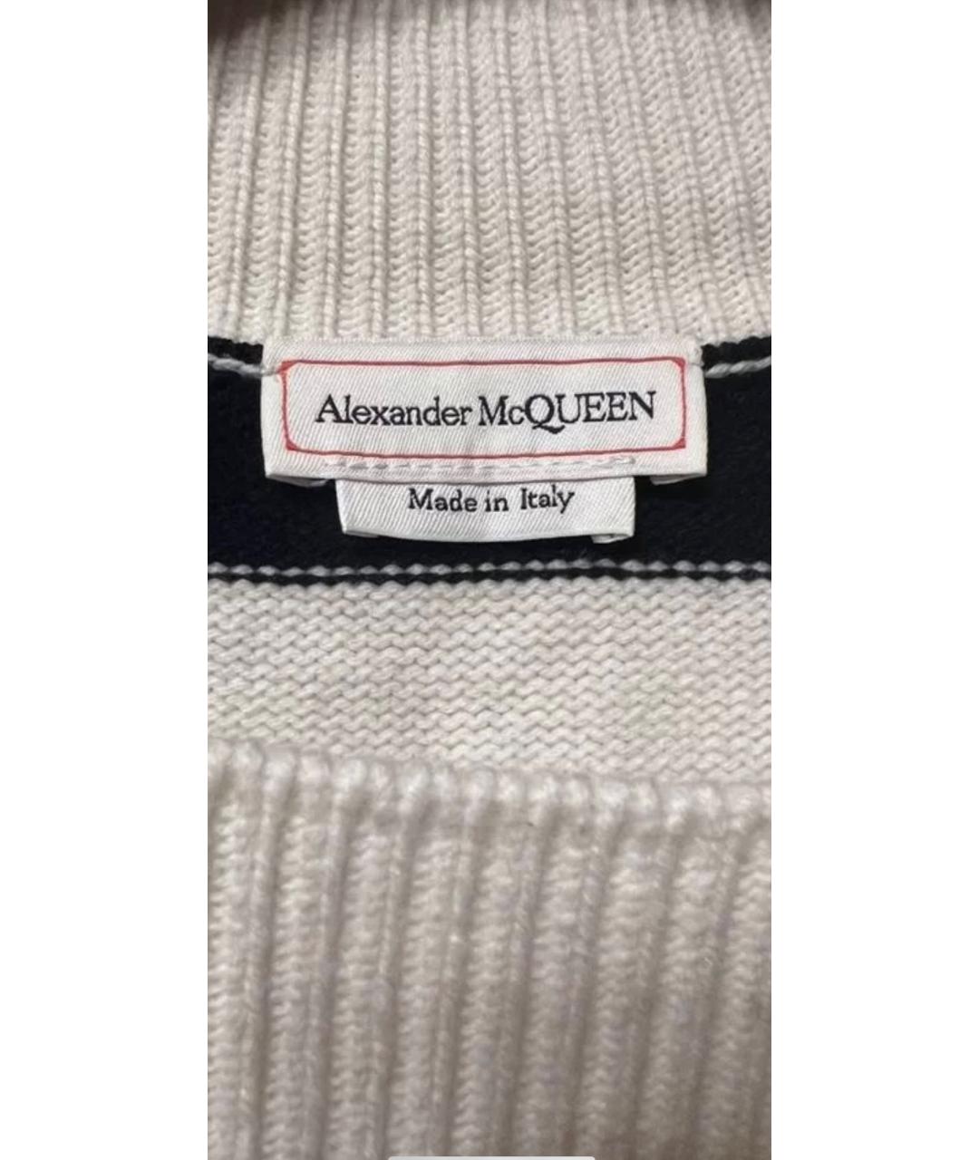 ALEXANDER MCQUEEN Черный кашемировый джемпер / свитер, фото 5