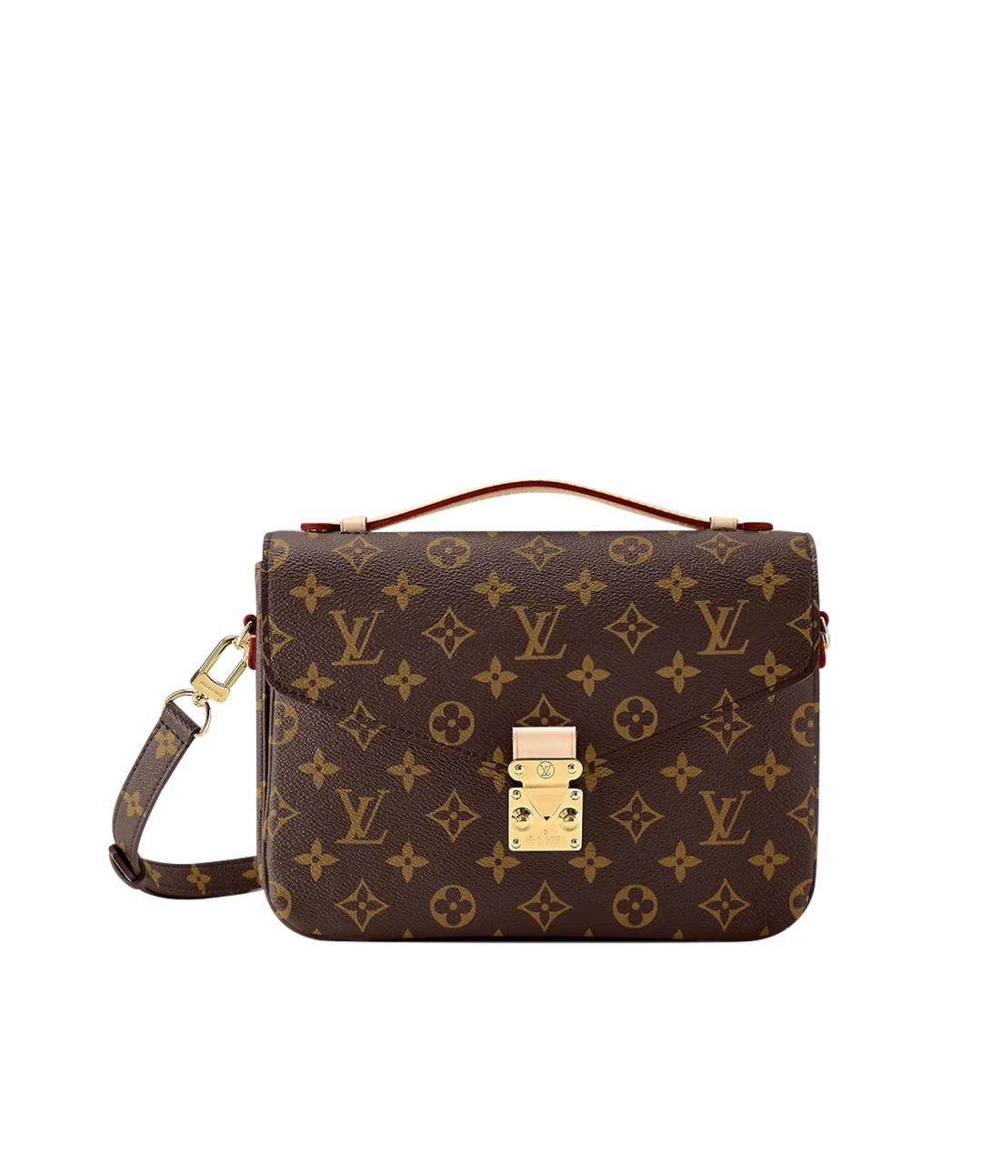 LOUIS VUITTON PRE-OWNED Коричневая сумка через плечо, фото 1