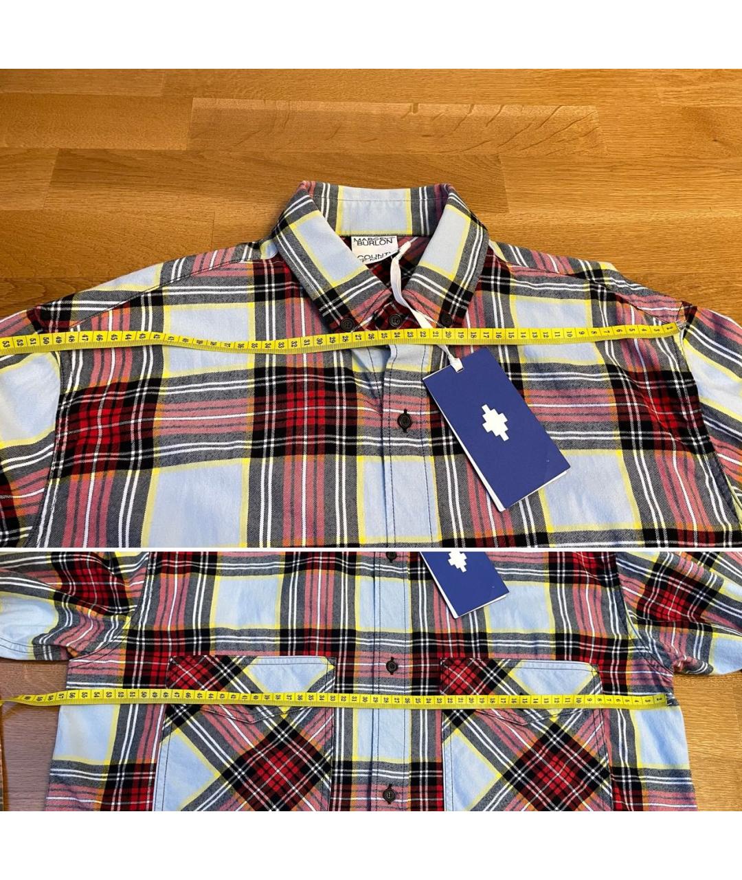 MARCELO BURLON COUNTY OF MILAN Мульти хлопковая кэжуал рубашка, фото 7