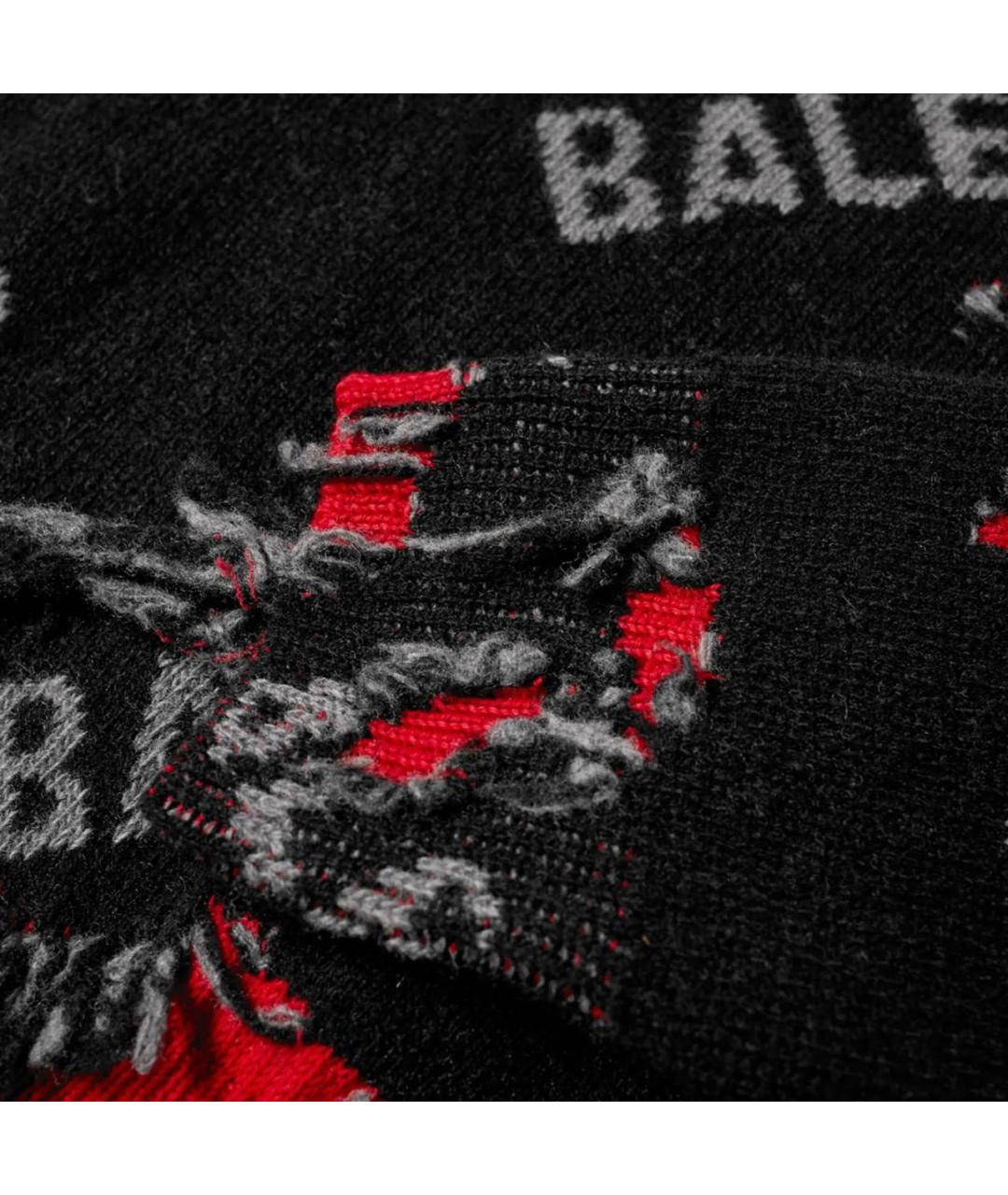 BALENCIAGA Черный хлопковый джемпер / свитер, фото 6