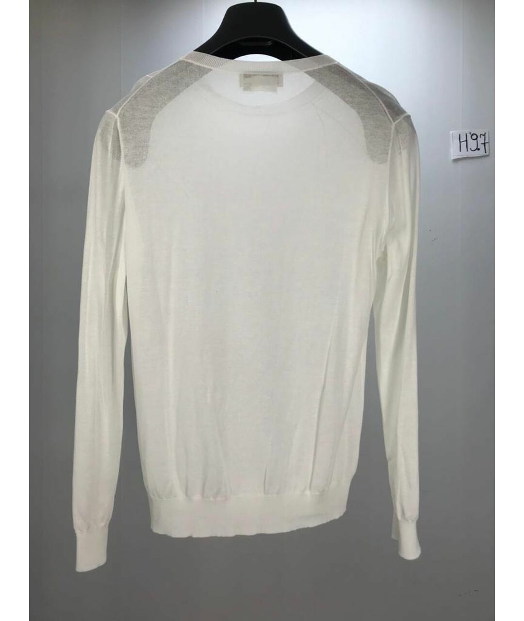 SALVATORE FERRAGAMO Белый хлопковый джемпер / свитер, фото 2
