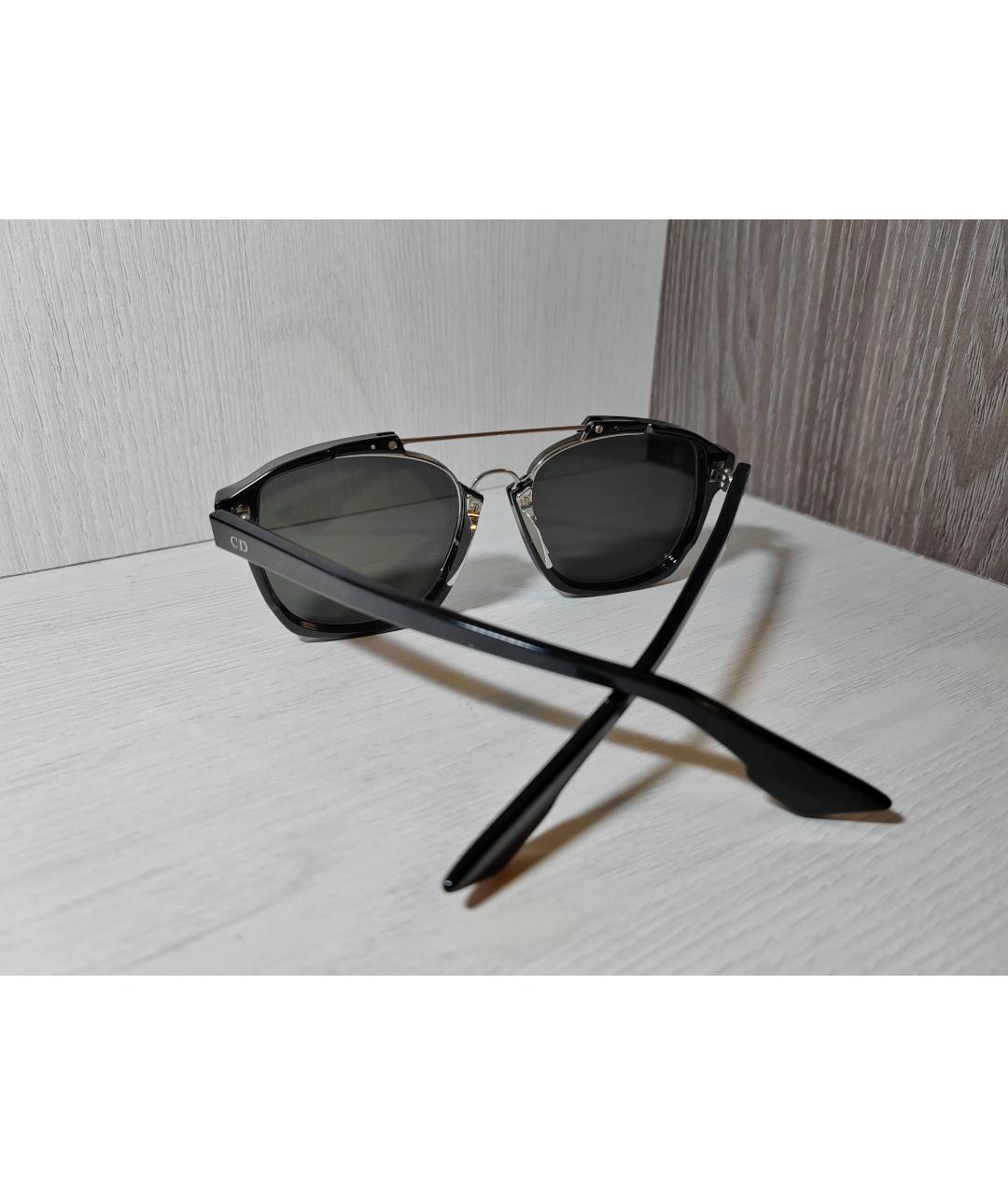 CHRISTIAN DIOR PRE-OWNED Черные пластиковые солнцезащитные очки, фото 3