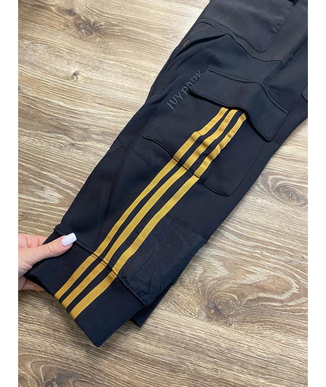 ADIDAS Черные хлопковые повседневные брюки, фото 7