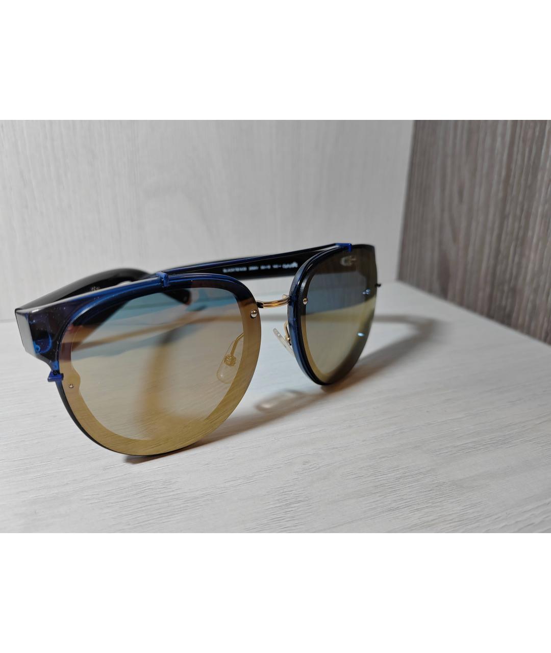 DIOR HOMME Темно-синие пластиковые солнцезащитные очки, фото 5