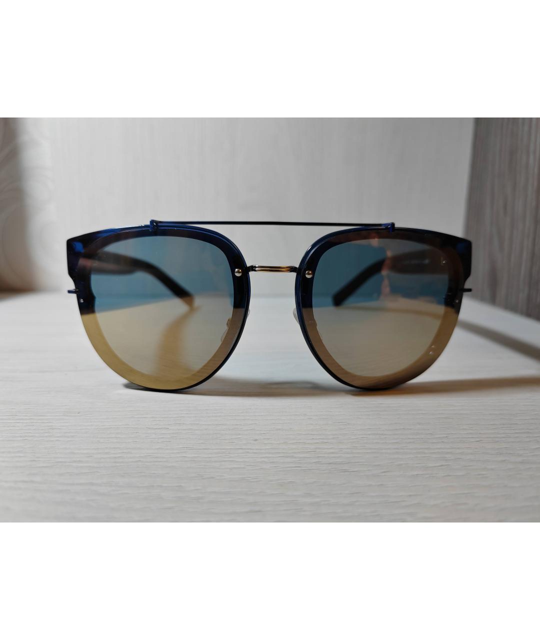 DIOR HOMME Темно-синие пластиковые солнцезащитные очки, фото 9