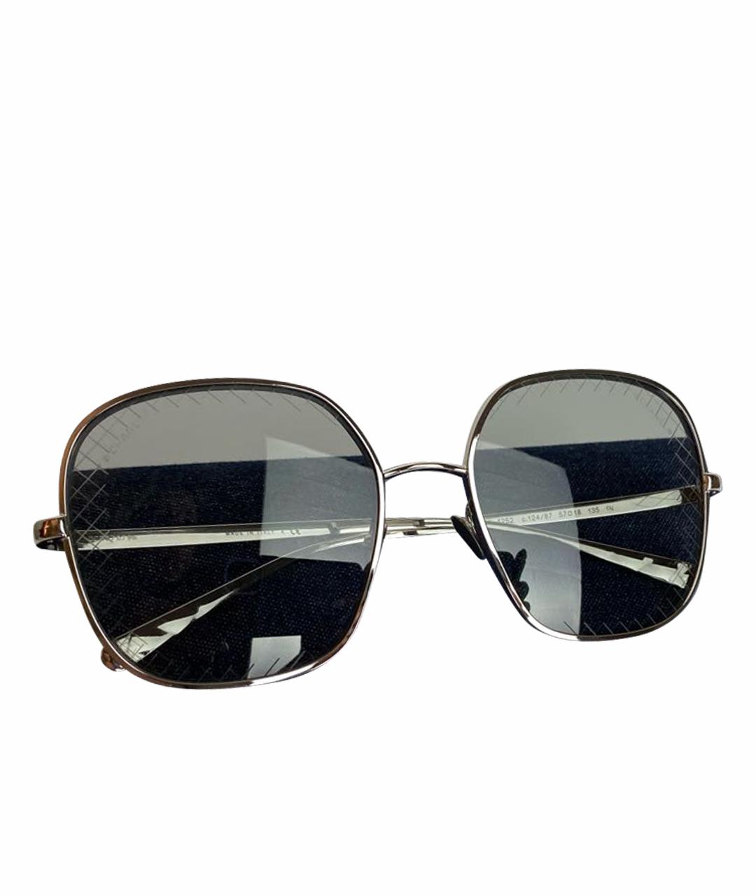 CHANEL Голубые металлические солнцезащитные очки, фото 1