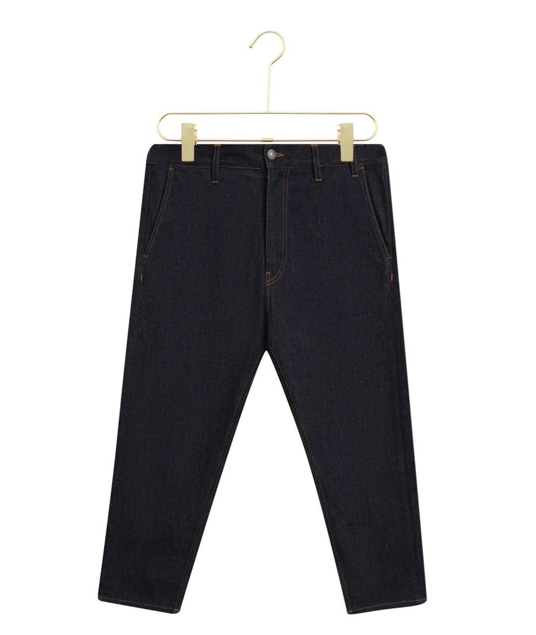 JIL SANDER Темно-синие хлопко-эластановые джинсы скинни, фото 5