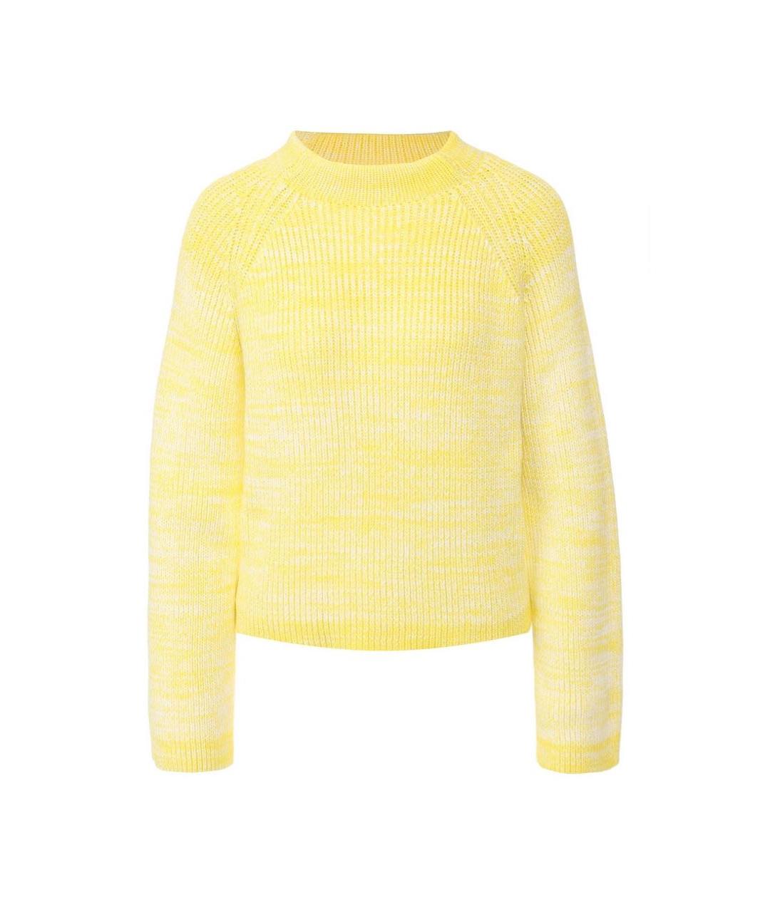 ESCADA Желтый хлопковый джемпер / свитер, фото 8