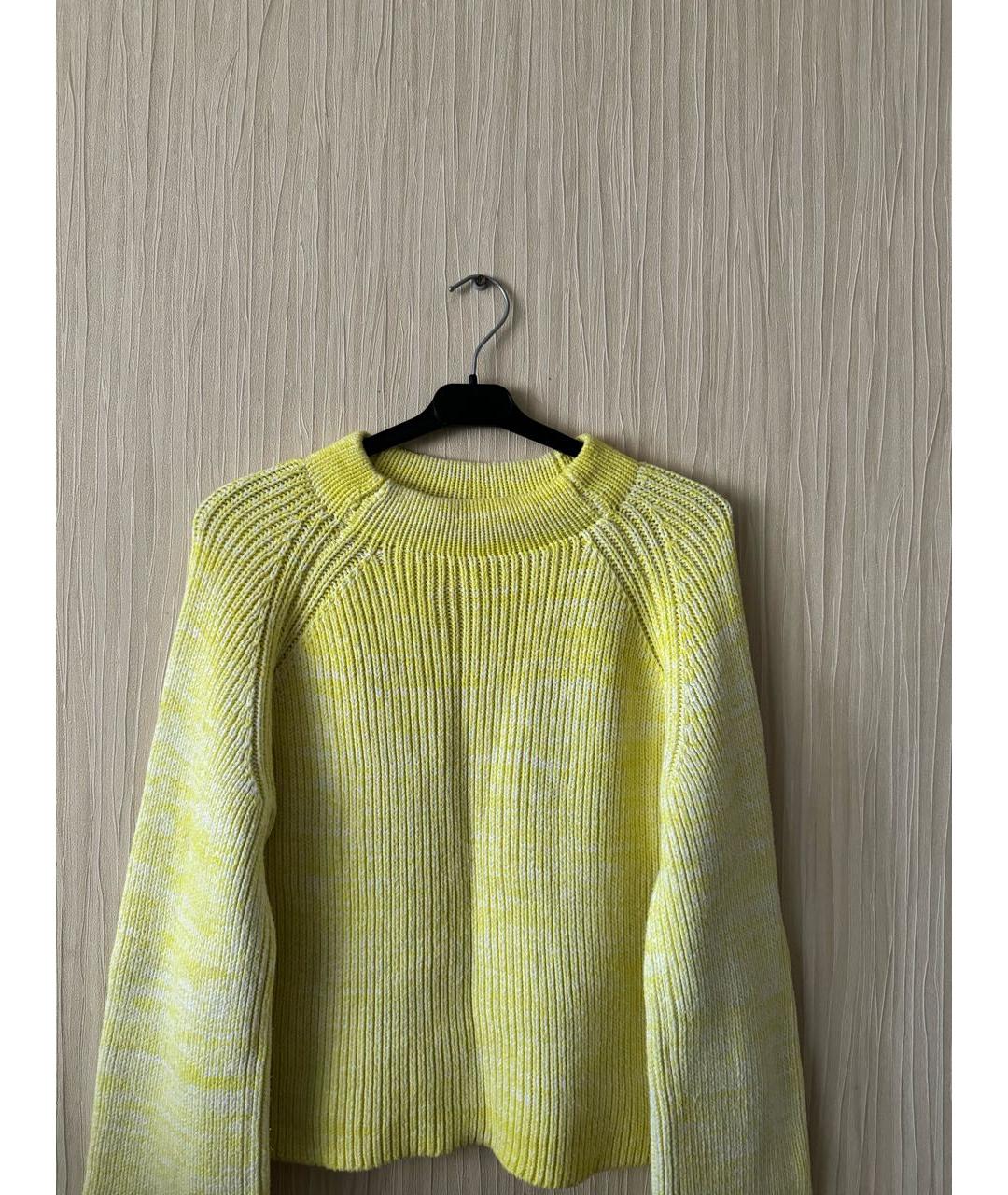 ESCADA Желтый хлопковый джемпер / свитер, фото 4