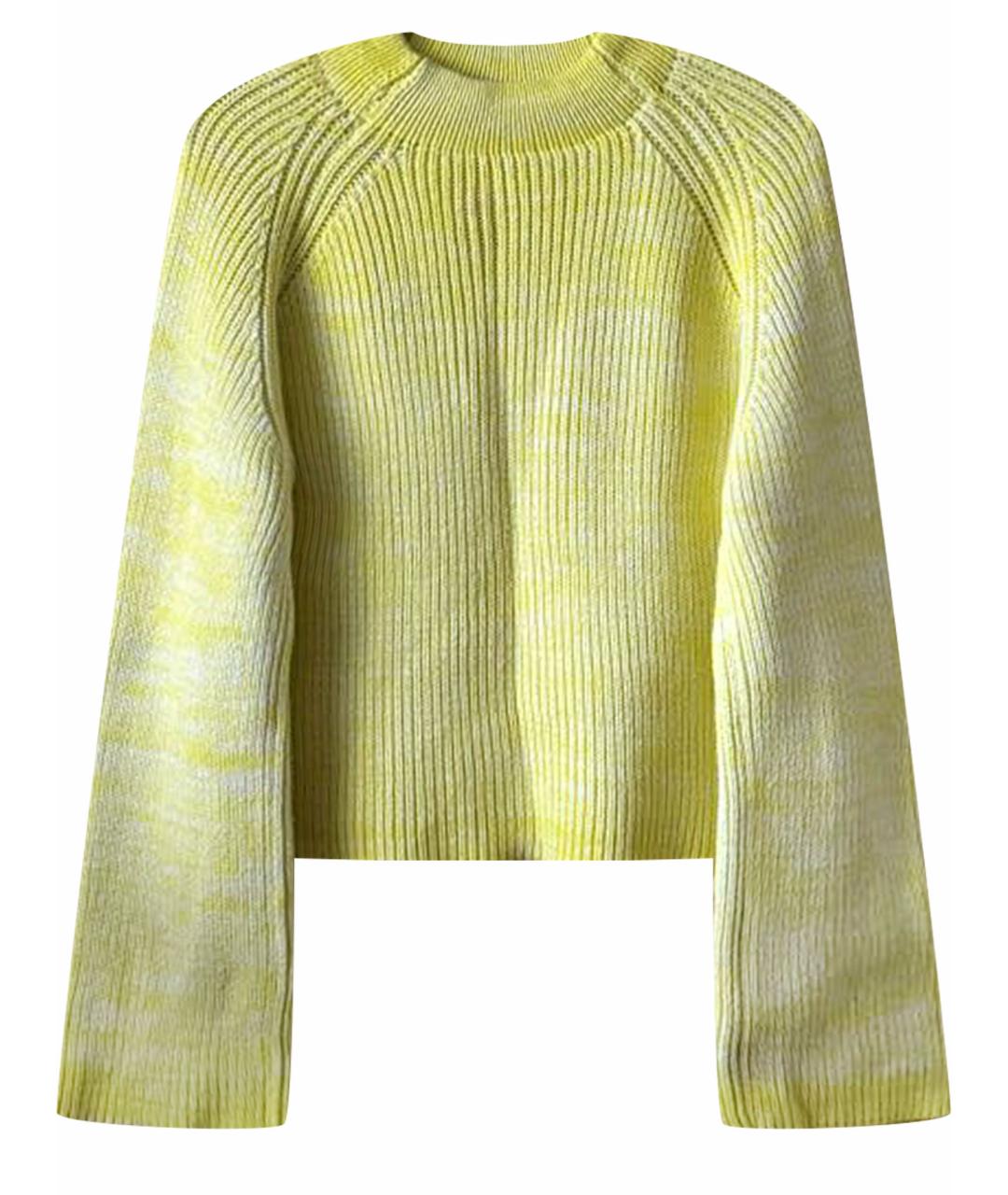ESCADA Желтый хлопковый джемпер / свитер, фото 1