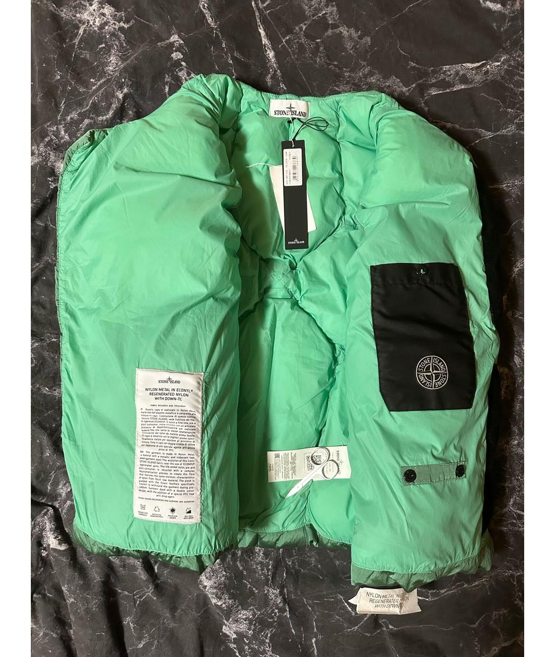 STONE ISLAND Зеленый жилет, фото 3