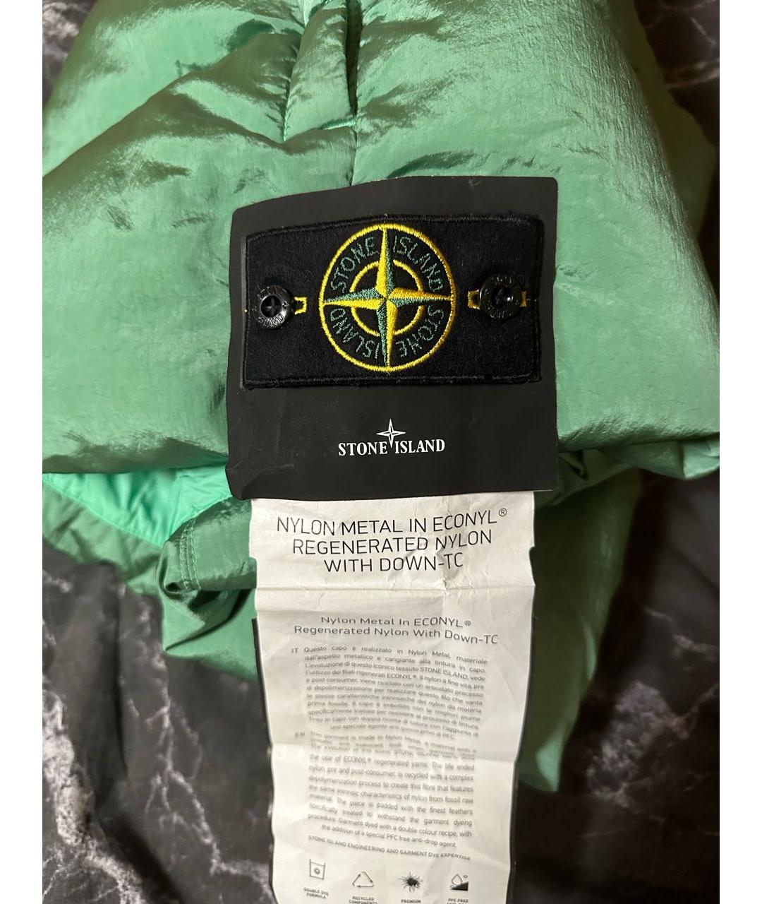 STONE ISLAND Зеленый жилет, фото 4